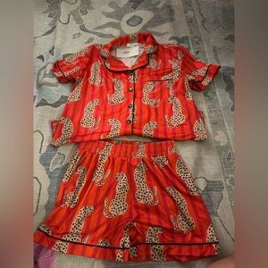 Boutique Leopard Print Pajamas